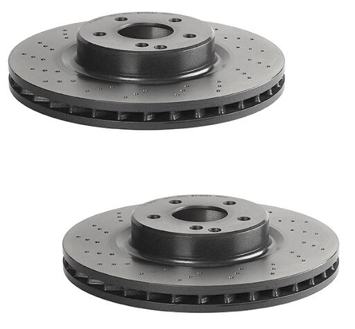 Brembo Brake Pads and Rotors Kit - Front and Rear (330mm/300mm) (Ceramic)